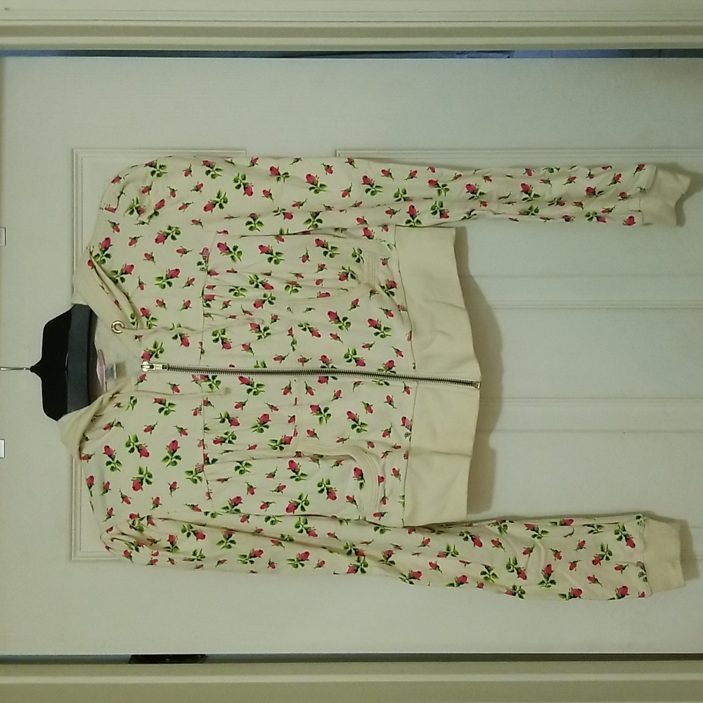 Vintage Betsey Johnson cropped hoodie